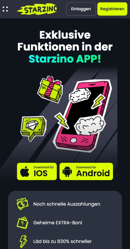 Starzino app